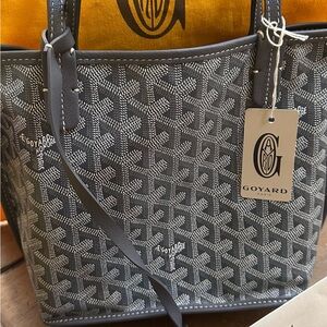 NWT Goyard Anjou Mini Bag - Grey